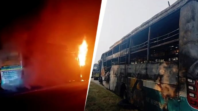 Nine Dead in Bus Fire on Yamuna Expressway, Greater Noida