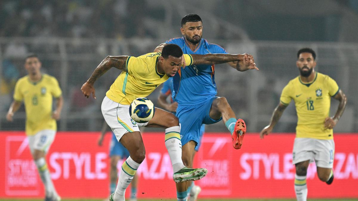 Boney Kapoor Attends India-Brazil Football Match in Kolkata