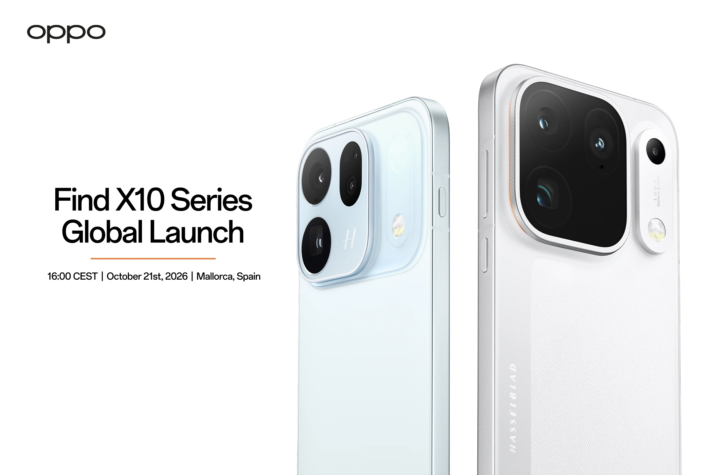 OPPO Find X10 Series to Launch Globally on October 21