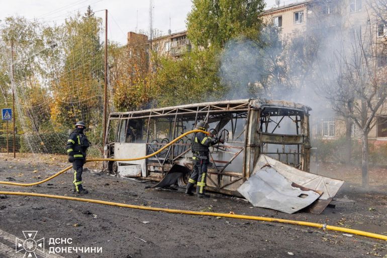 Russian Attack on Kramatorsk Buses Results in 30 Fatalities