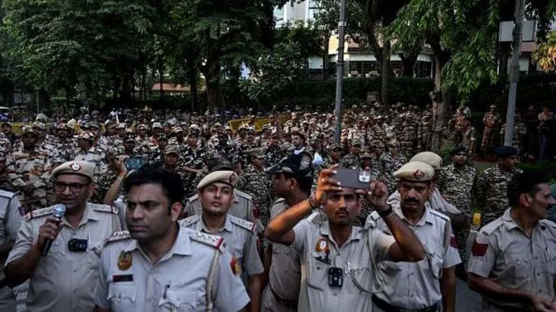 Delhi Prepares for Major Protests with Heavy Security Deployment