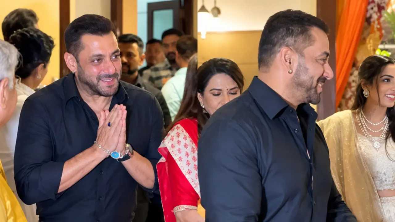 Salman Khan Attends Engagement of Shaina NC's Daughter in Mumbai