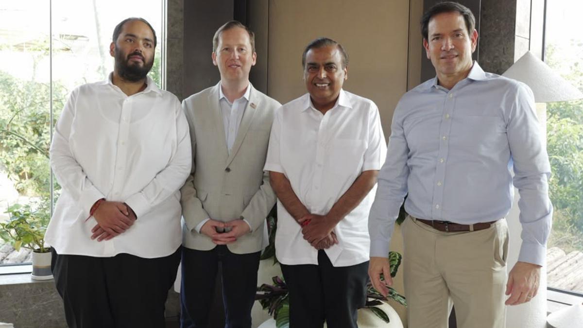 Marco Rubio Meets Mukesh Ambani to Discuss Energy Collaboration