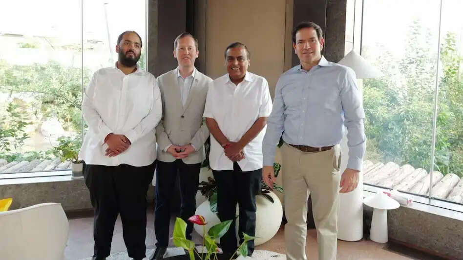 Mukesh Ambani Engages Marco Rubio on Energy and Manufacturing Initiatives