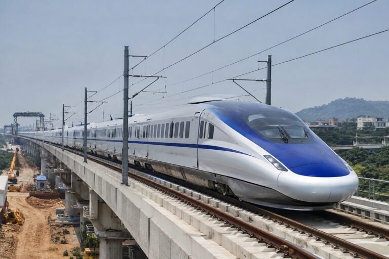 Mumbai-Ahmedabad Bullet Train Project Targets 2027 Launch