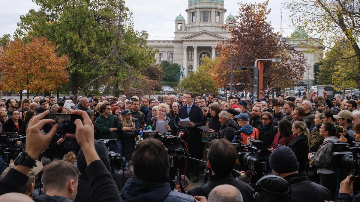 Serbia's Student Movement Calls for Resignations of Officials