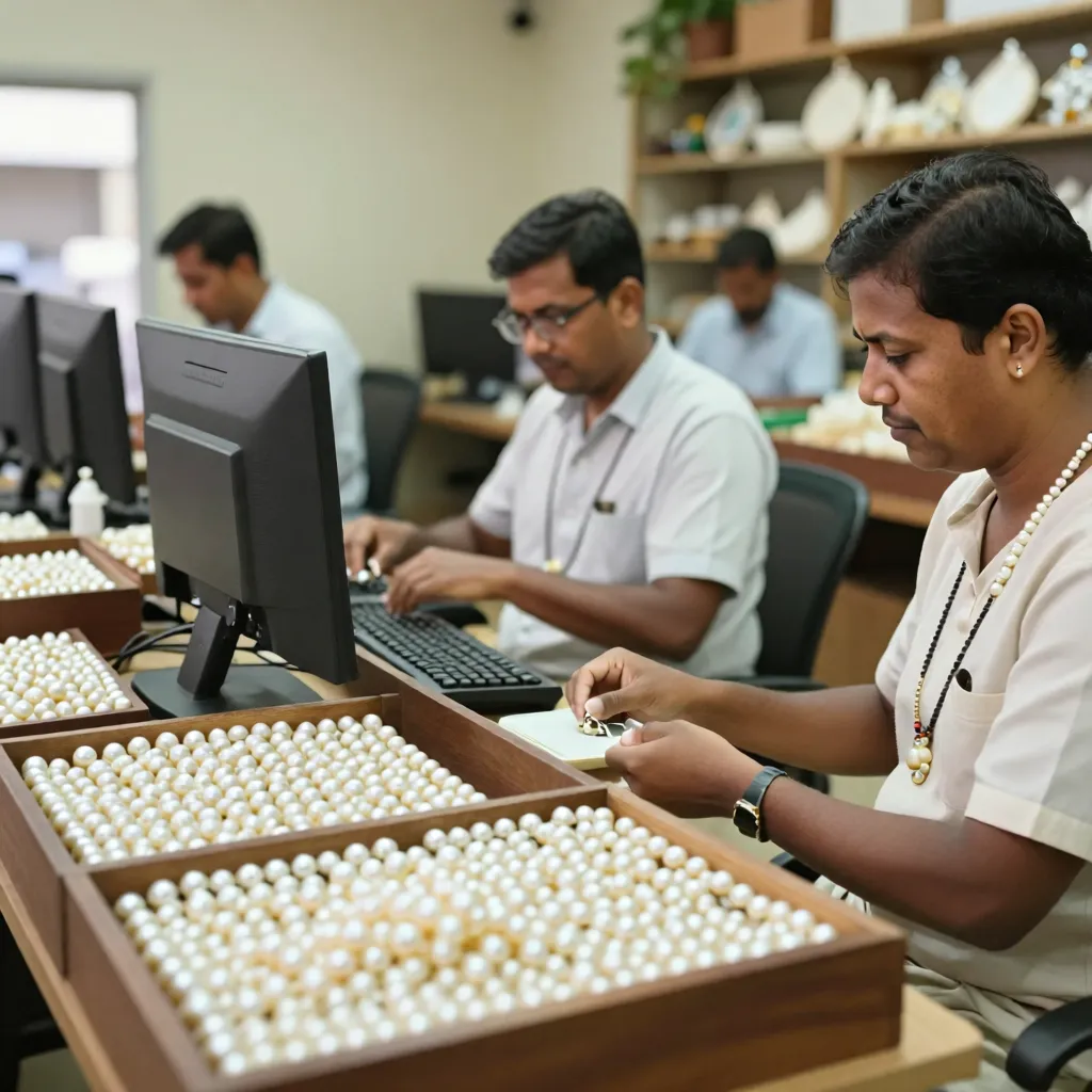 Freshwater Pearl Farmers (Indian Cultivation)