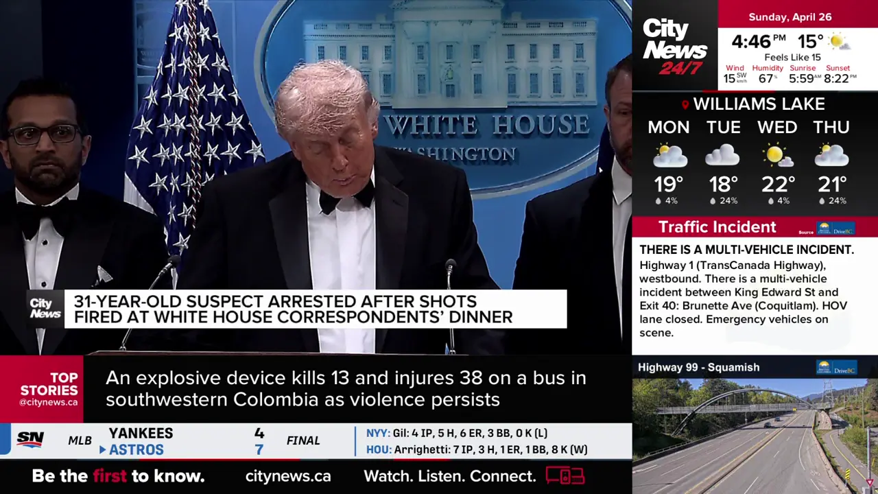 citynews-vancouver's Power Monitor: Geopolitical Shifts, Ticket Wars and Breaking Crisis Coverage Dominate 26 April 2026