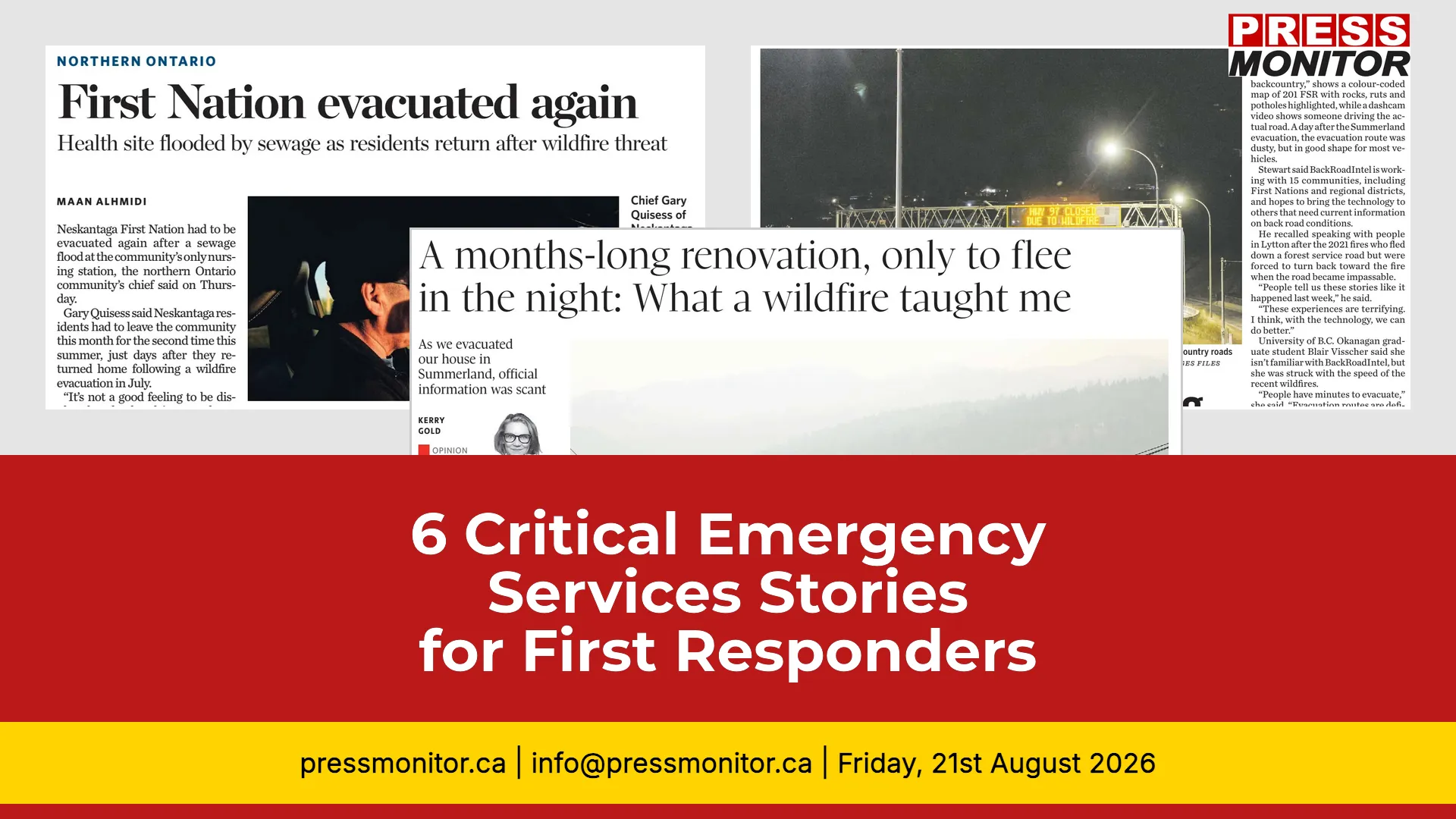 6 Critical Emergency Services Stories for First Responders