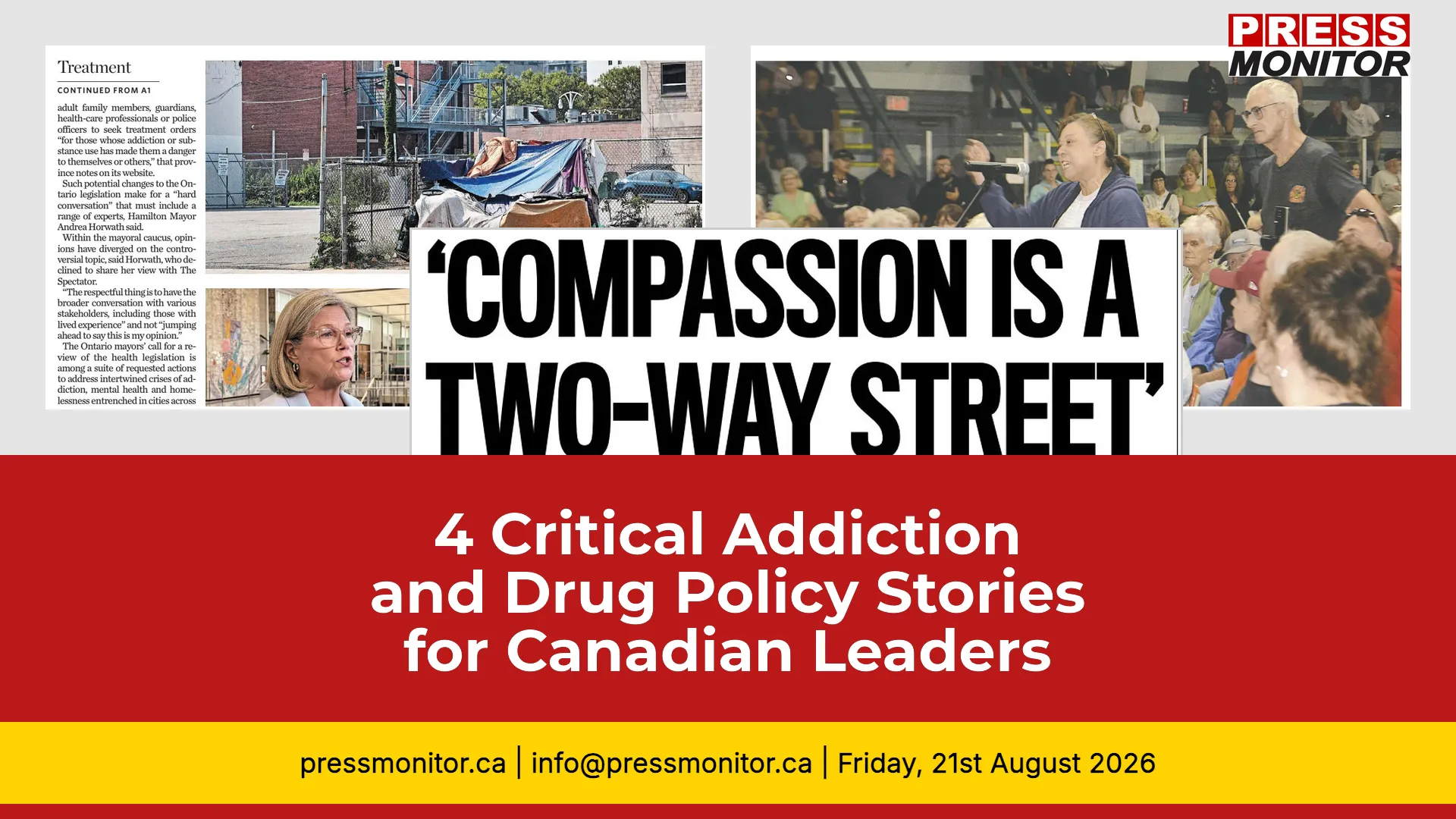 4 Critical Addiction and Drug Policy Stories for Canadian Leaders