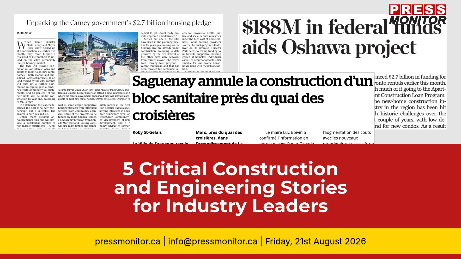 5 Critical Construction and Engineering Stories for Industry Leaders