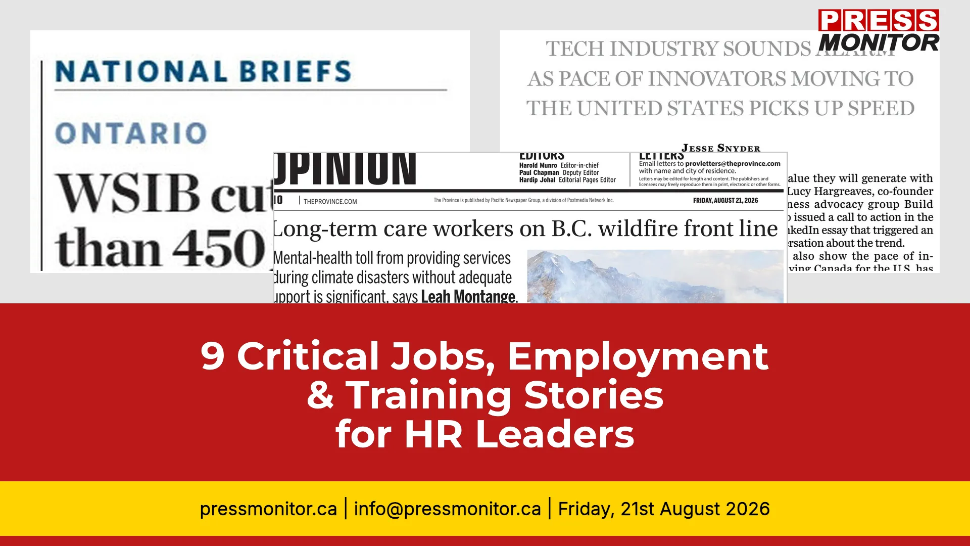 9 Critical Jobs, Employment & Training Stories for HR Leaders