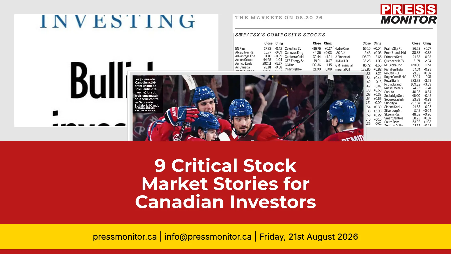 9 Critical Stock Market Stories for Canadian Investors