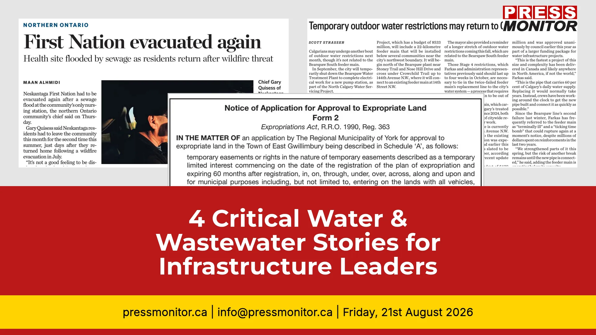 4 Critical Water & Wastewater Stories for Infrastructure Leaders