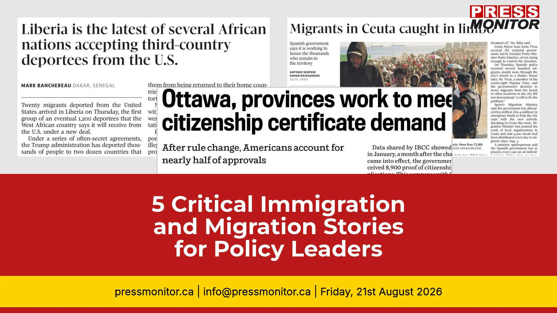 5 Critical Immigration and Migration Stories for Policy Leaders