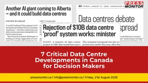 7 Critical Data Centre Developments in Canada