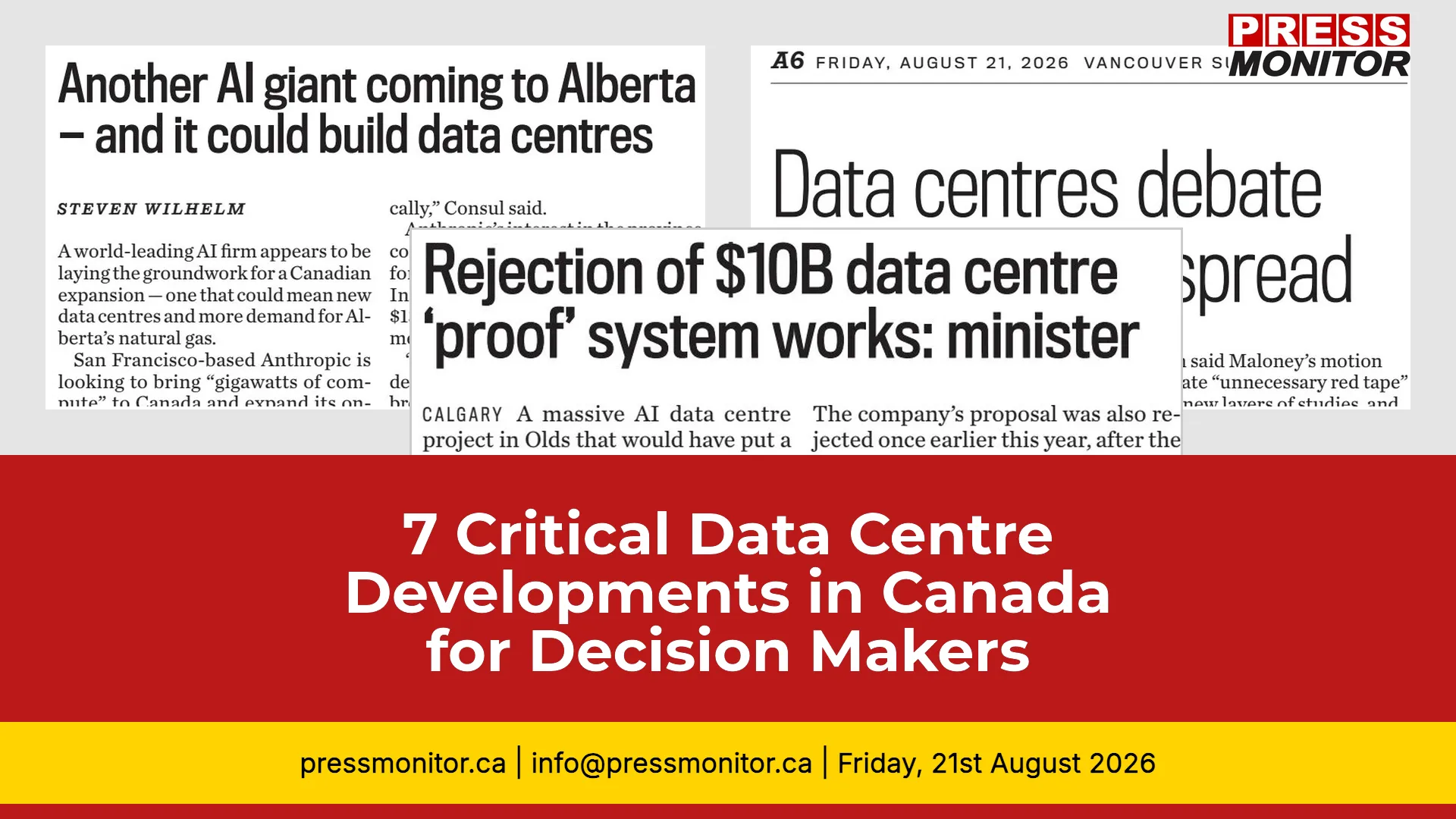 7 Critical Data Centre Developments in Canada