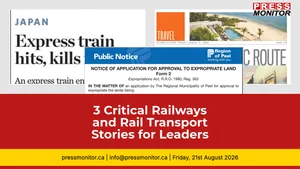 3 Critical Railways and Rail Transport Stories for Industry Leaders