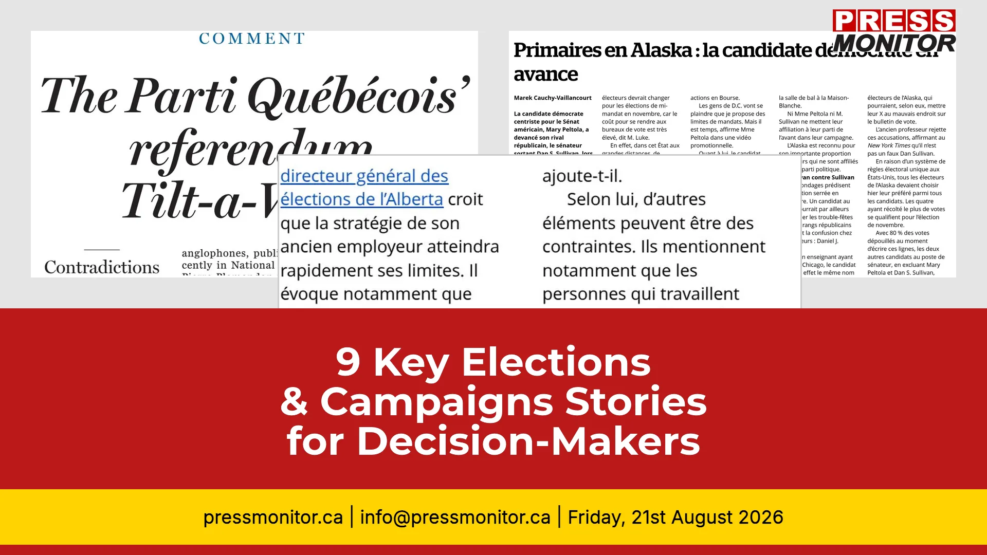 9 Key Elections & Campaigns Stories for Decision-Makers