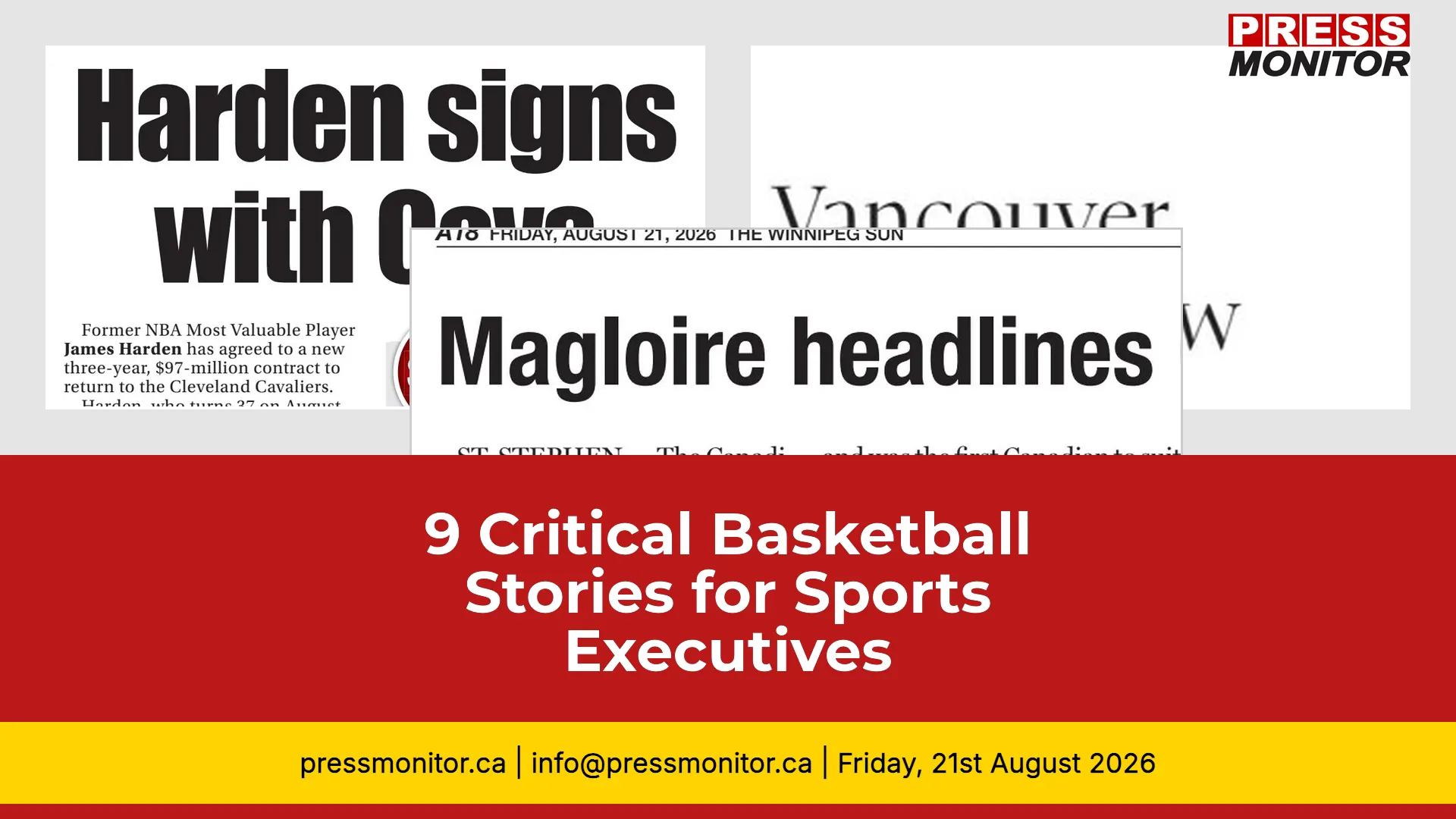9 Critical Basketball Stories for Sports Executives