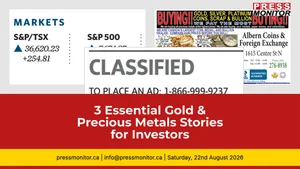3 Essential Gold & Precious Metals Stories for Investors