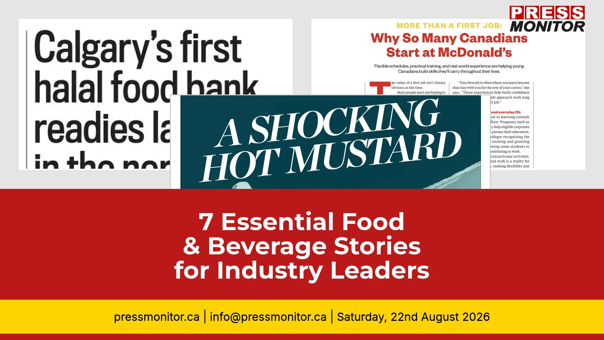 7 Essential Food & Beverage Stories for Industry Leaders