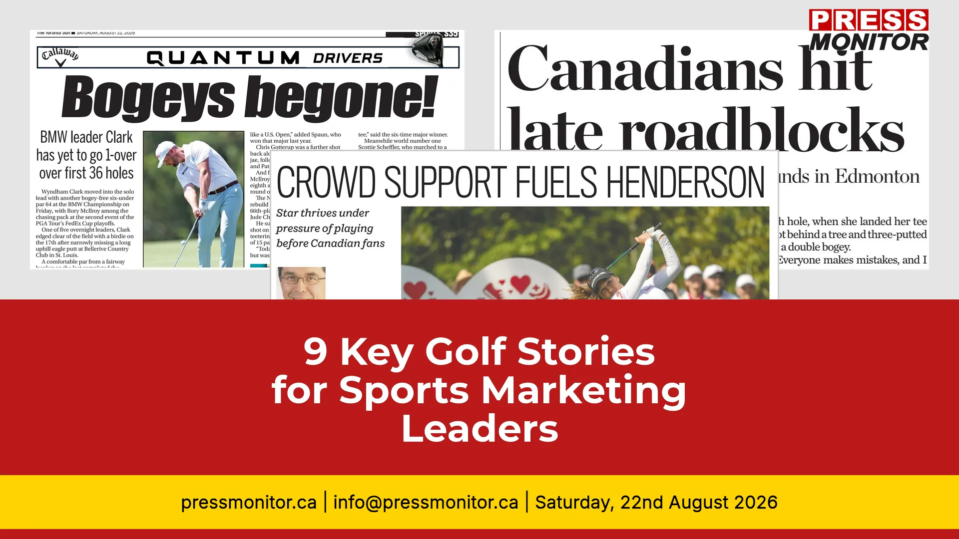 9 Key Golf Stories for Sports Marketing Leaders