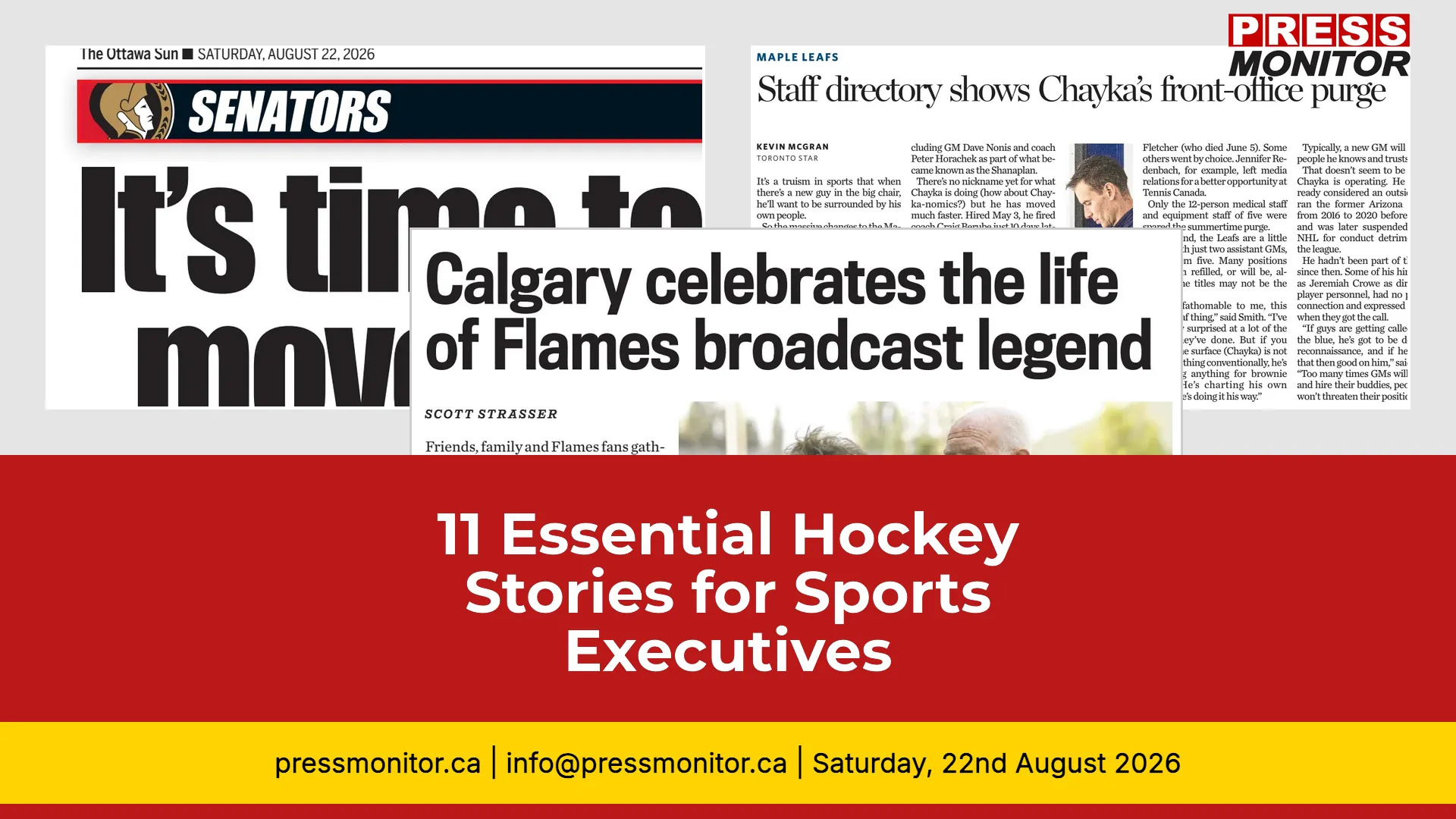 11 Essential Hockey Stories for Sports Executives