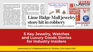 5 Key Jewelry, Watches & Luxury Goods Stories for Industry Insiders