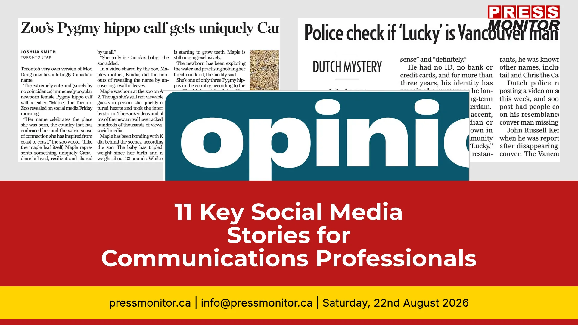11 Key Social Media Stories for Communications Professionals