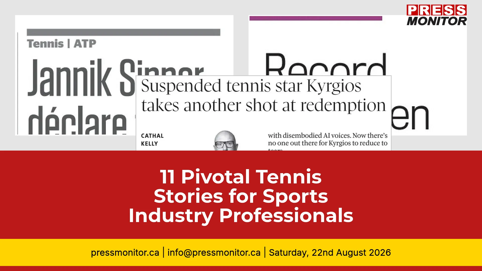 11 Pivotal Tennis Stories for Sports Industry Professionals
