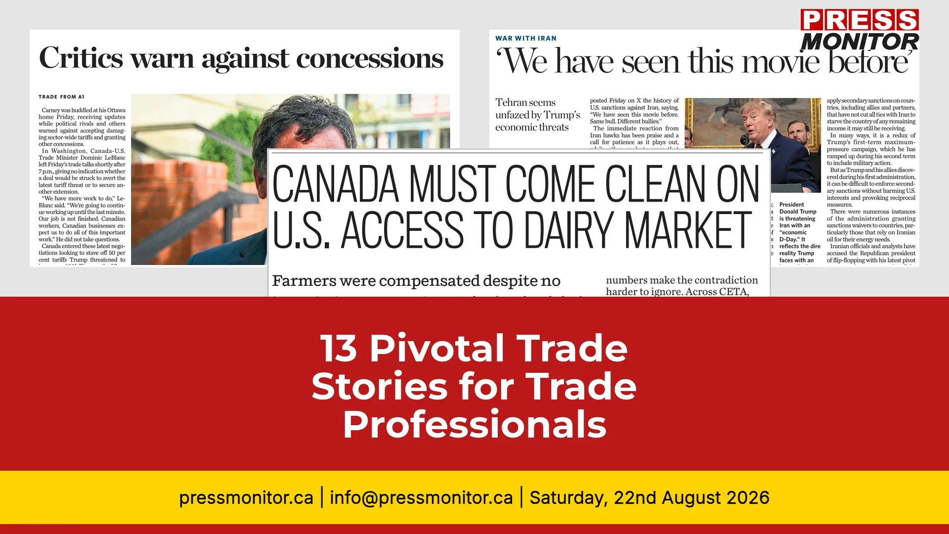 13 Pivotal Trade Stories for Trade Professionals