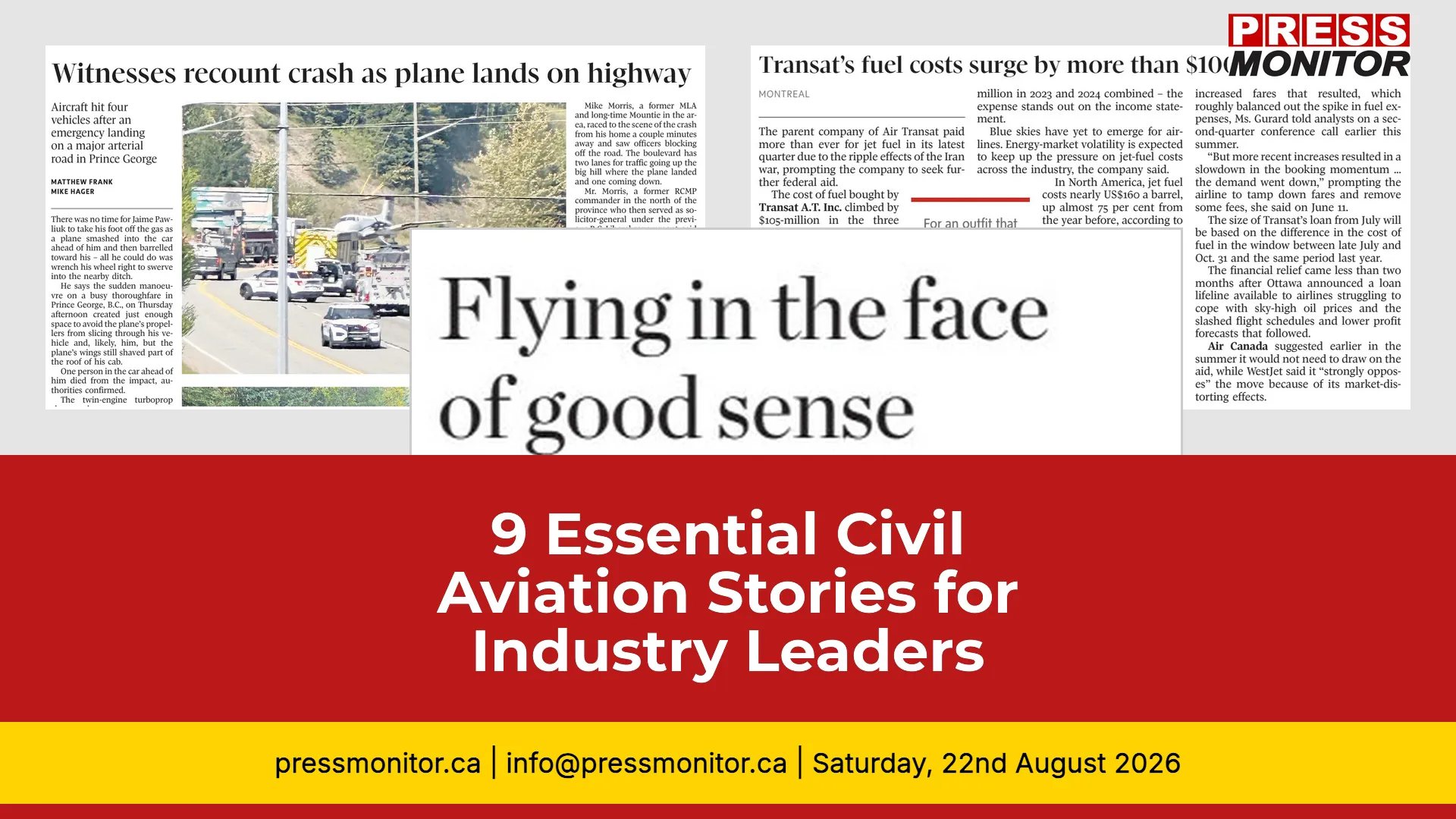 9 Essential Civil Aviation Stories for Industry Leaders