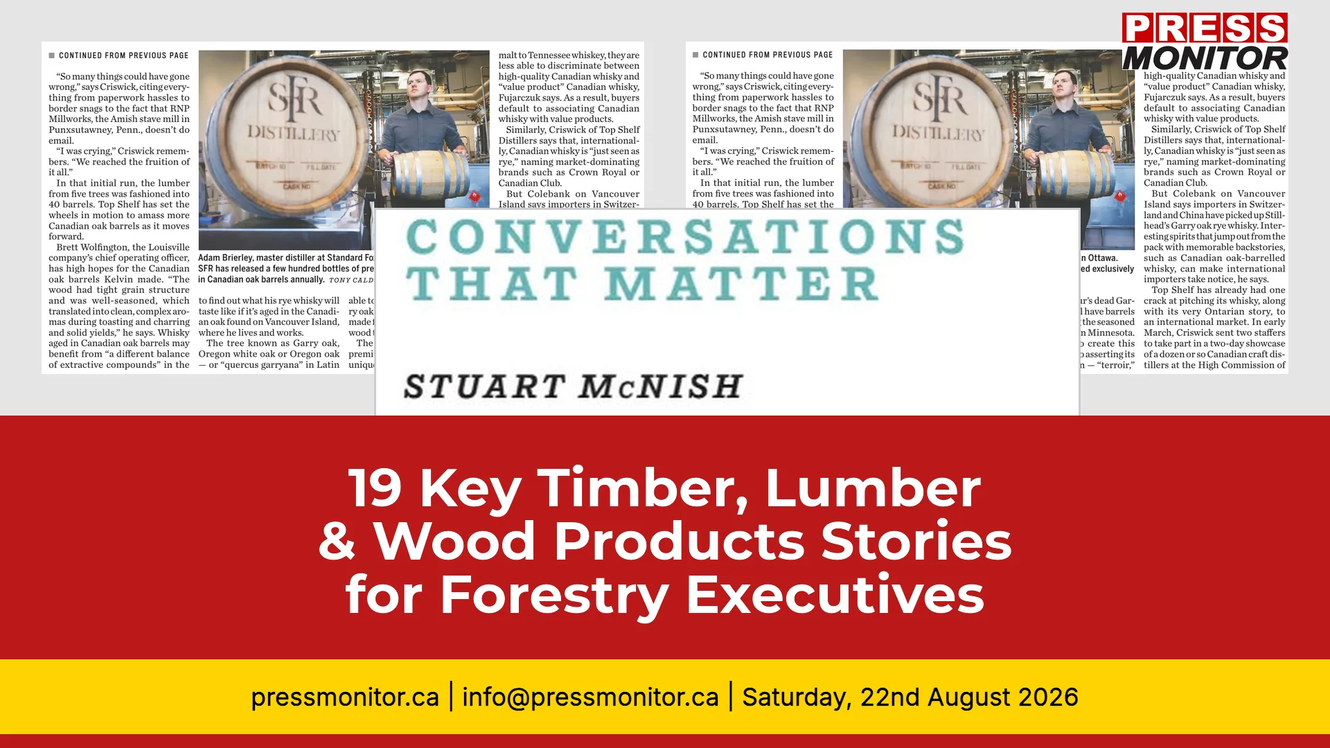 19 Key Timber, Lumber & Wood Products Stories for Forestry Executives