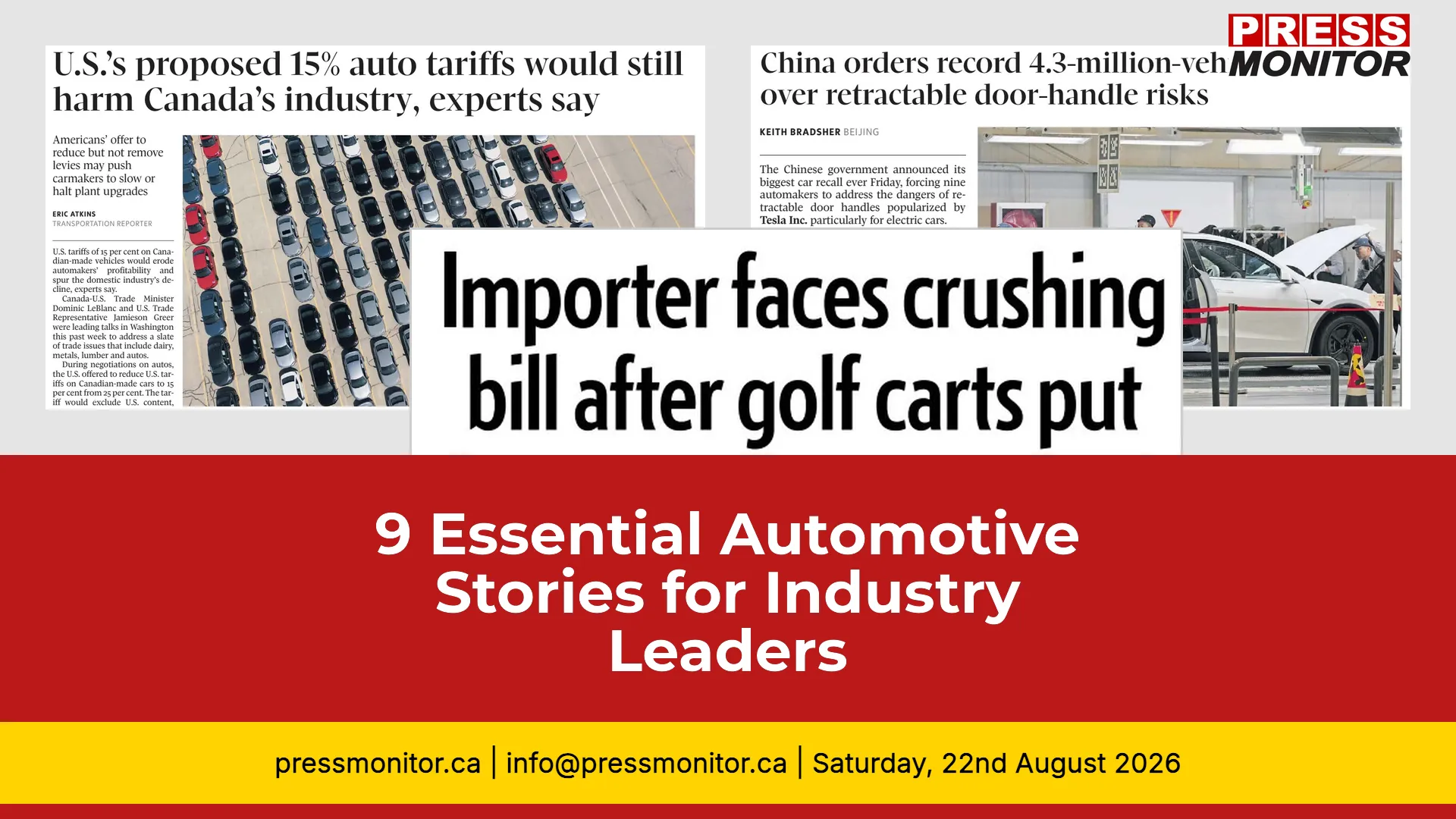 9 Essential Automotive Stories for Industry Leaders