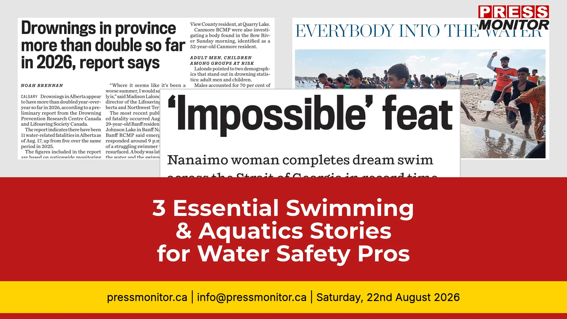 3 Essential Swimming & Aquatics Stories for Water Safety Professionals