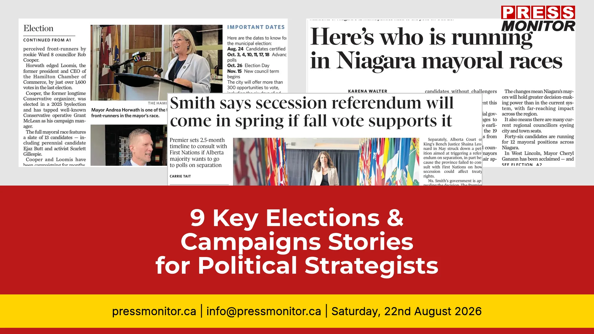 9 Key Elections & Campaigns Stories for Political Strategists