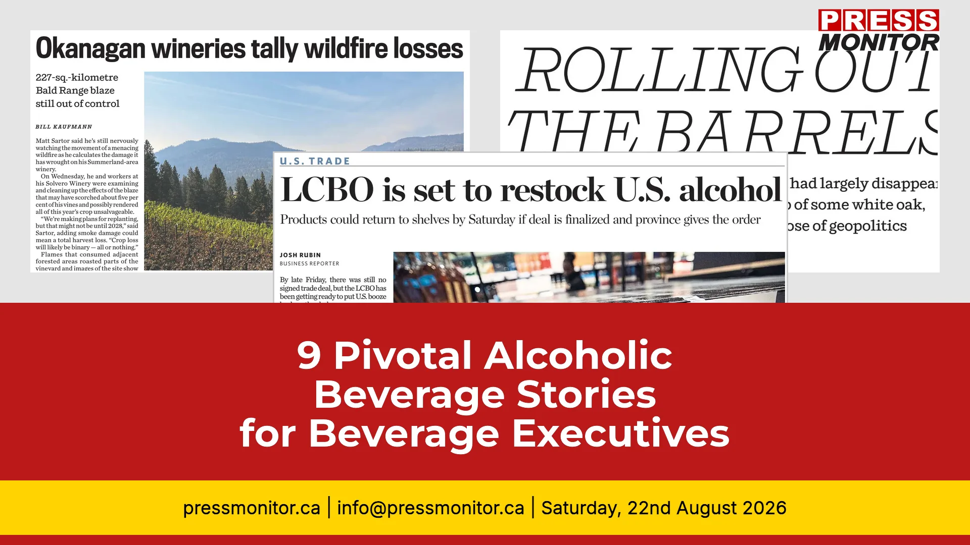 9 Pivotal Alcoholic Beverage Stories for Beverage Executives