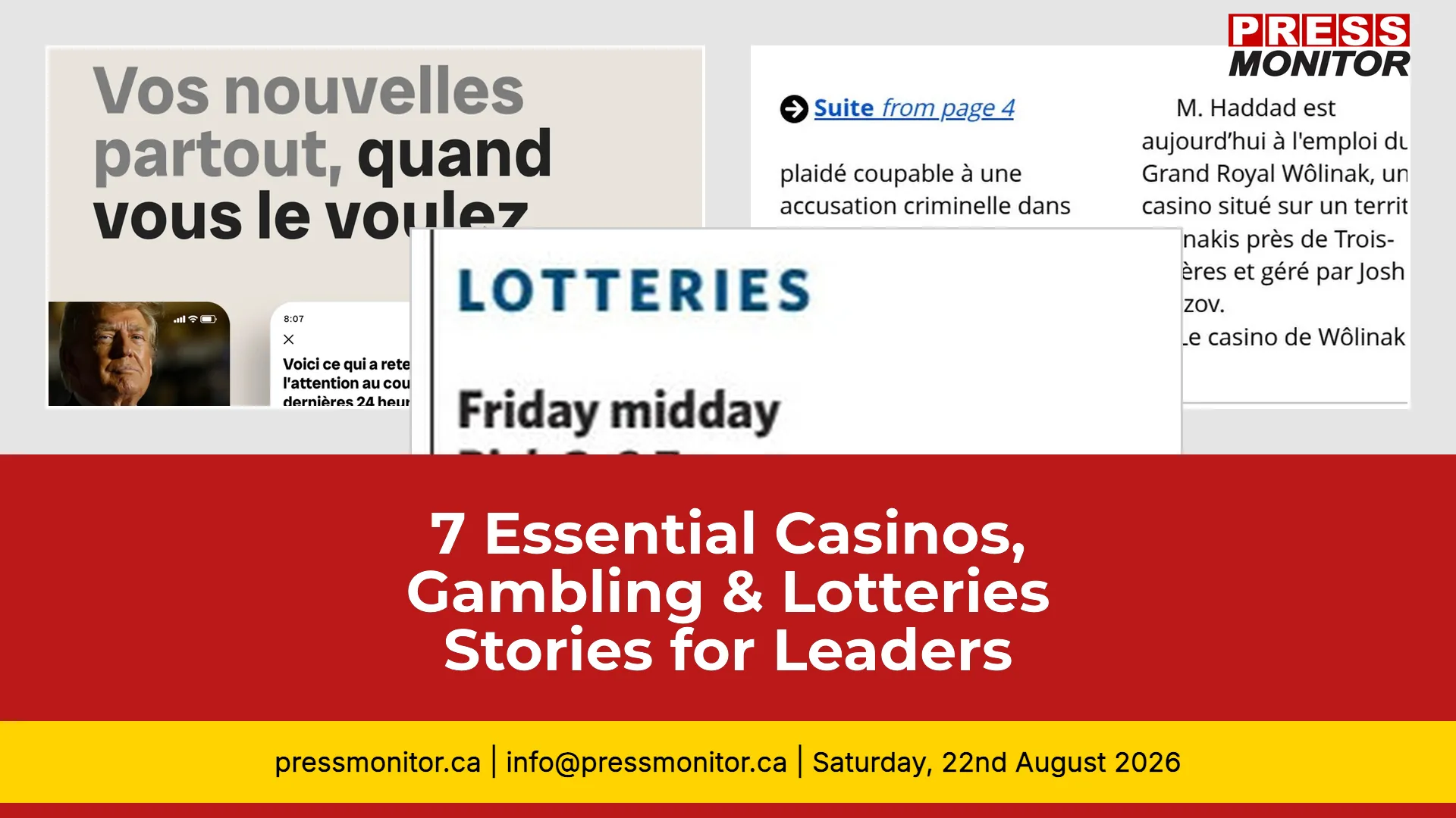 7 Essential Casinos, Gambling & Lotteries Stories for Industry Leaders