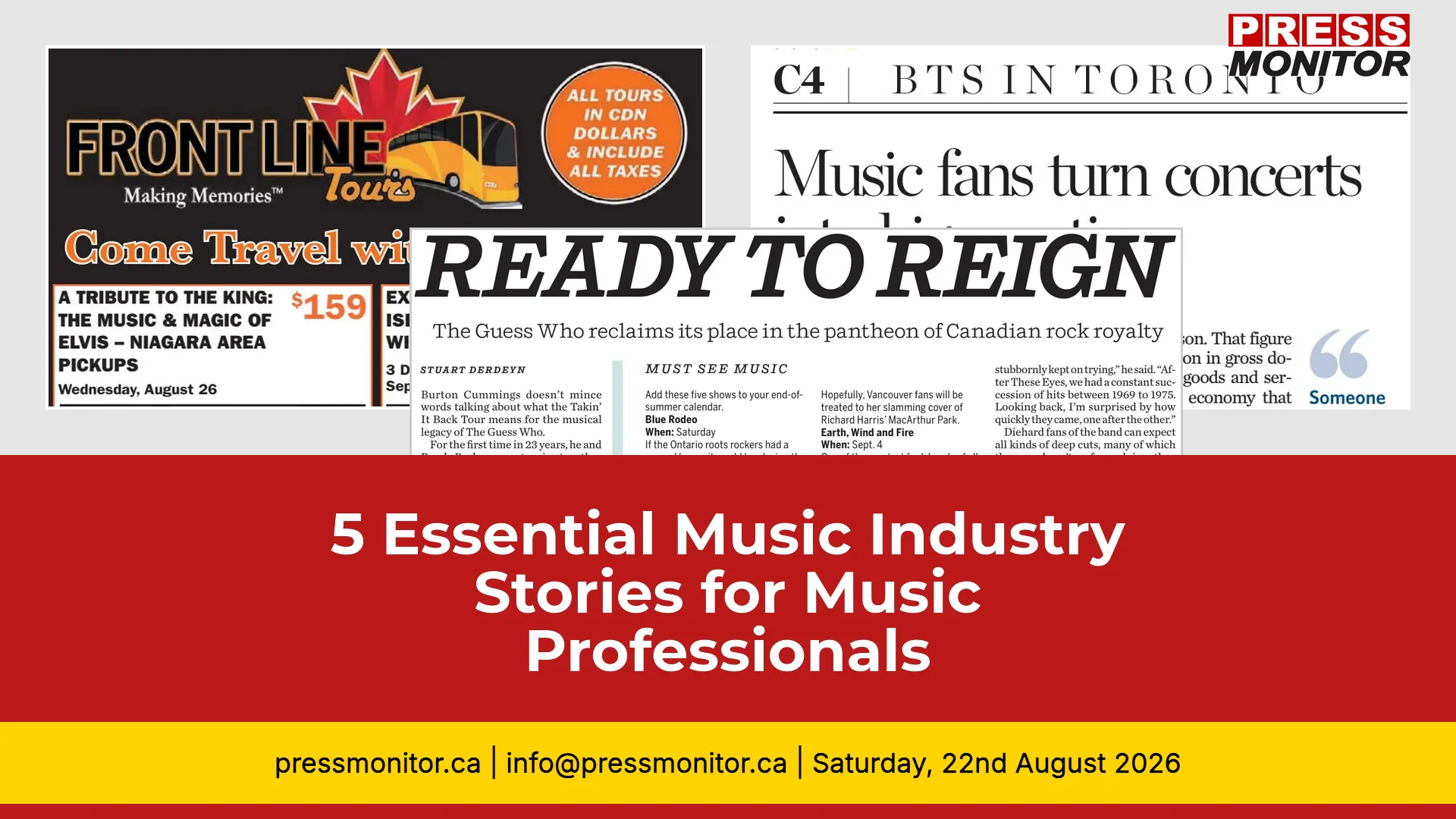 5 Essential Music Industry Stories for Music Professionals