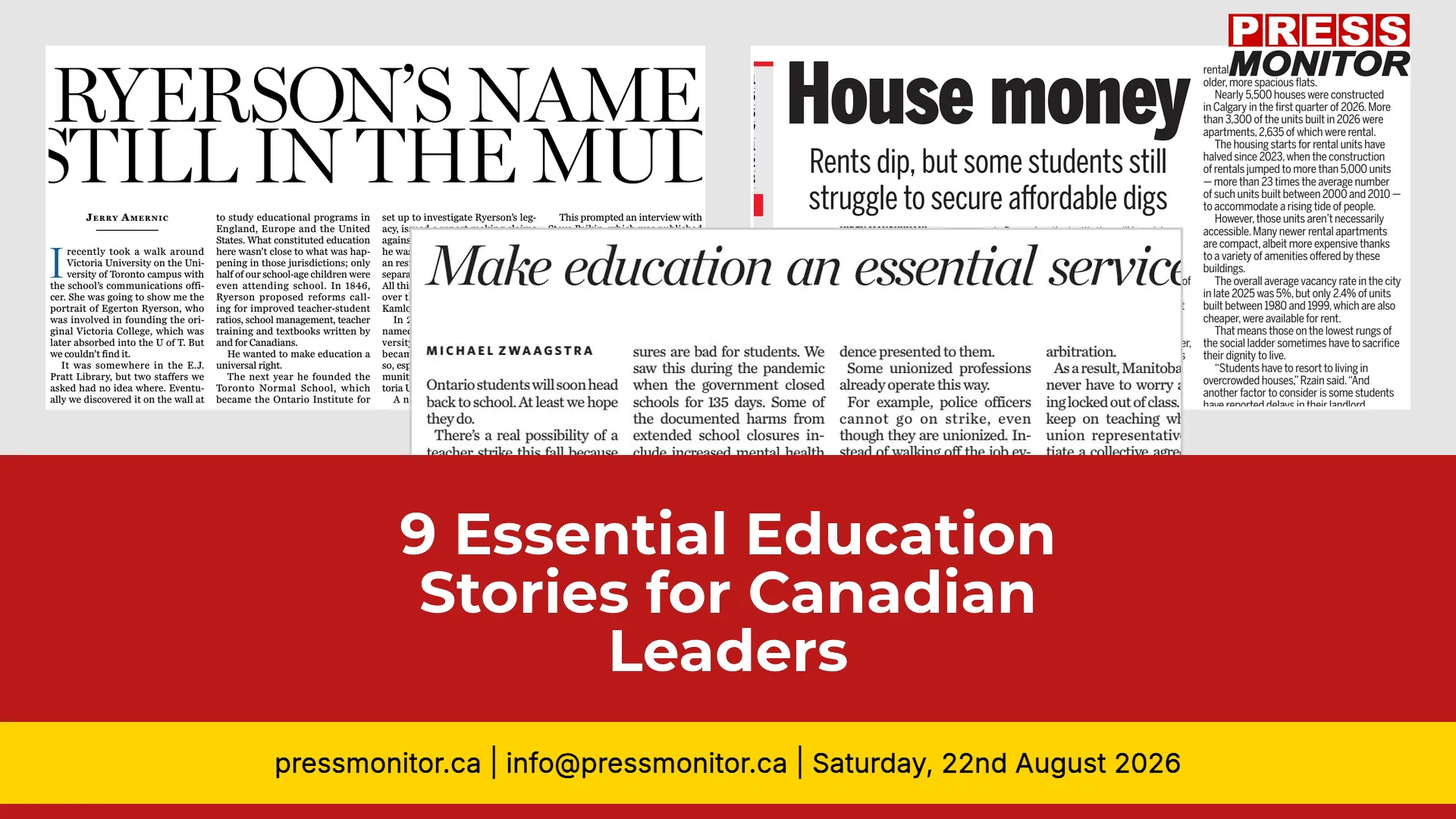 9 Essential Education Stories for Canadian Leaders