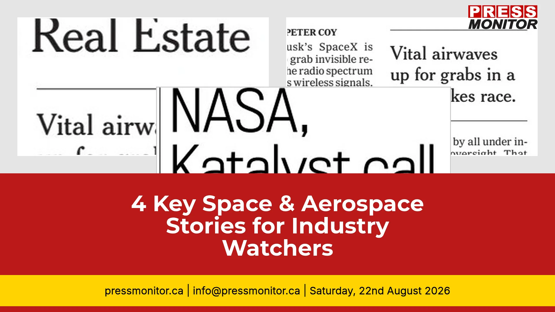 4 Key Space & Aerospace Stories for Industry Watchers