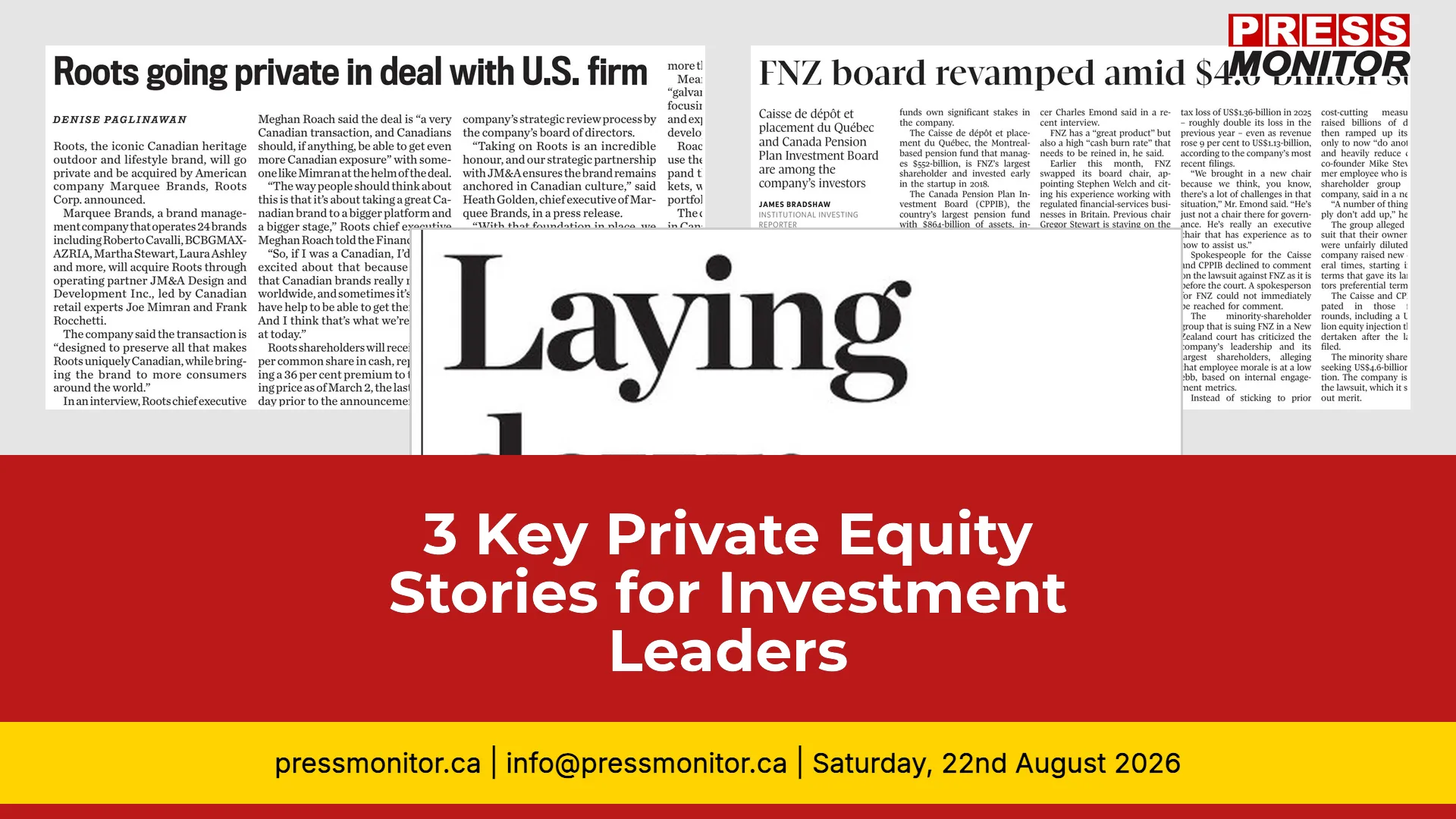 3 Key Private Equity Stories for Investment Leaders