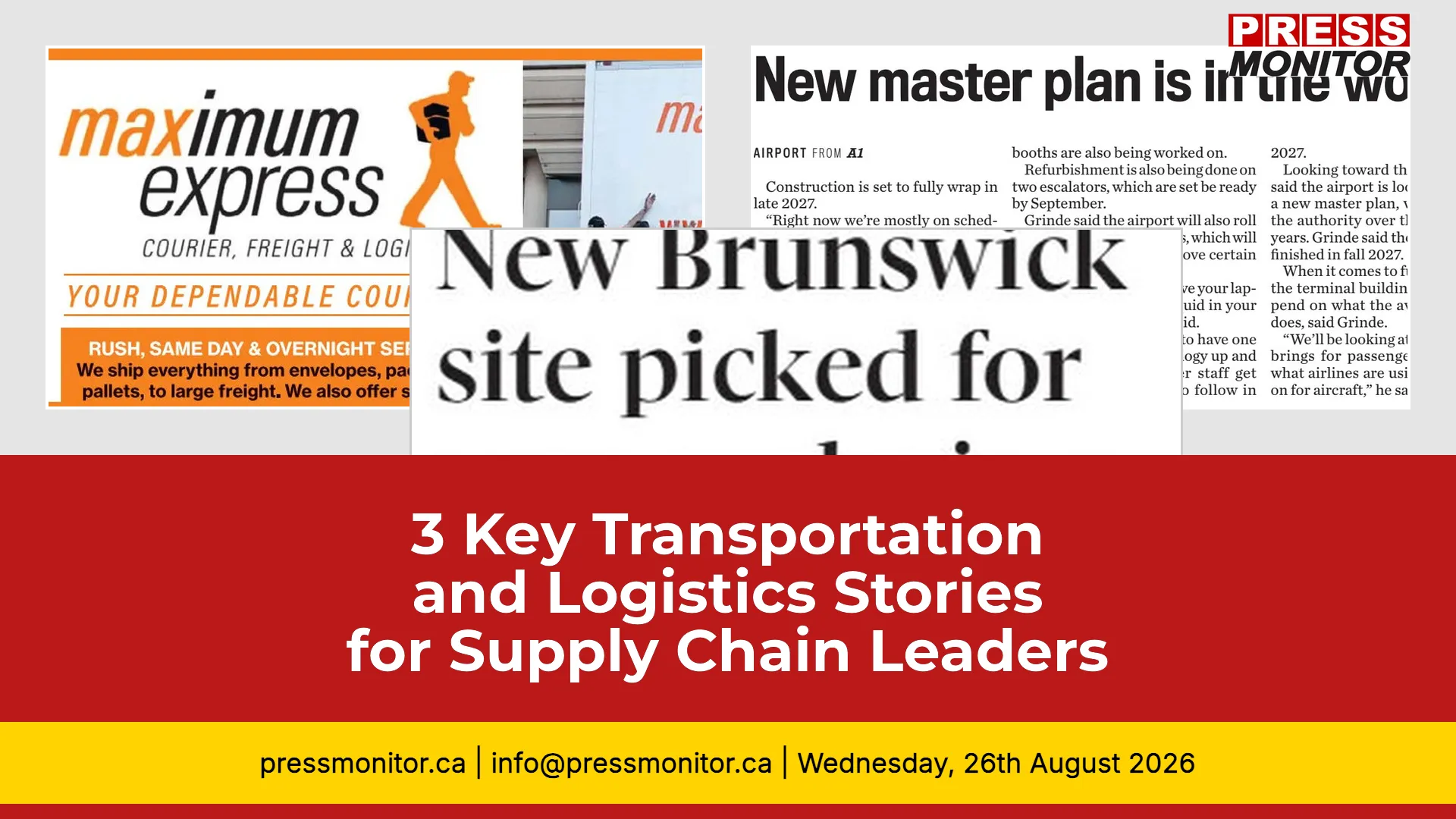 3 Key Transportation and Logistics Stories for Supply Chain Leaders