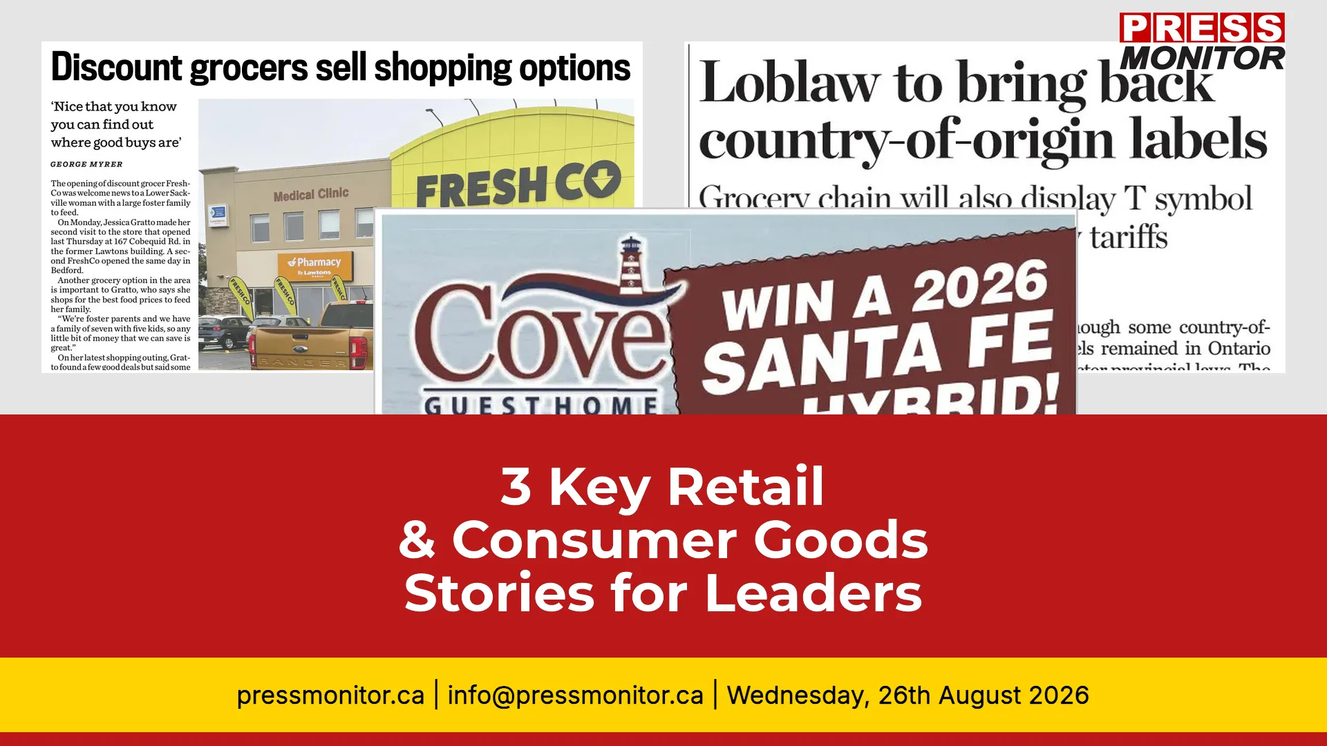 3 Key Retail & Consumer Goods Stories for Canadian Business Leaders