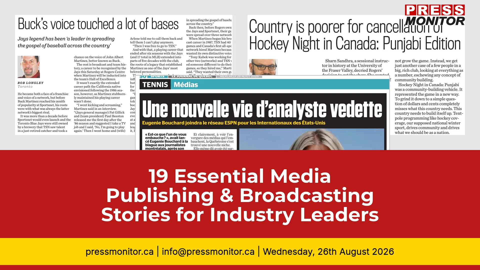 19 Essential Media, Publishing & Broadcasting Stories for Industry Leaders