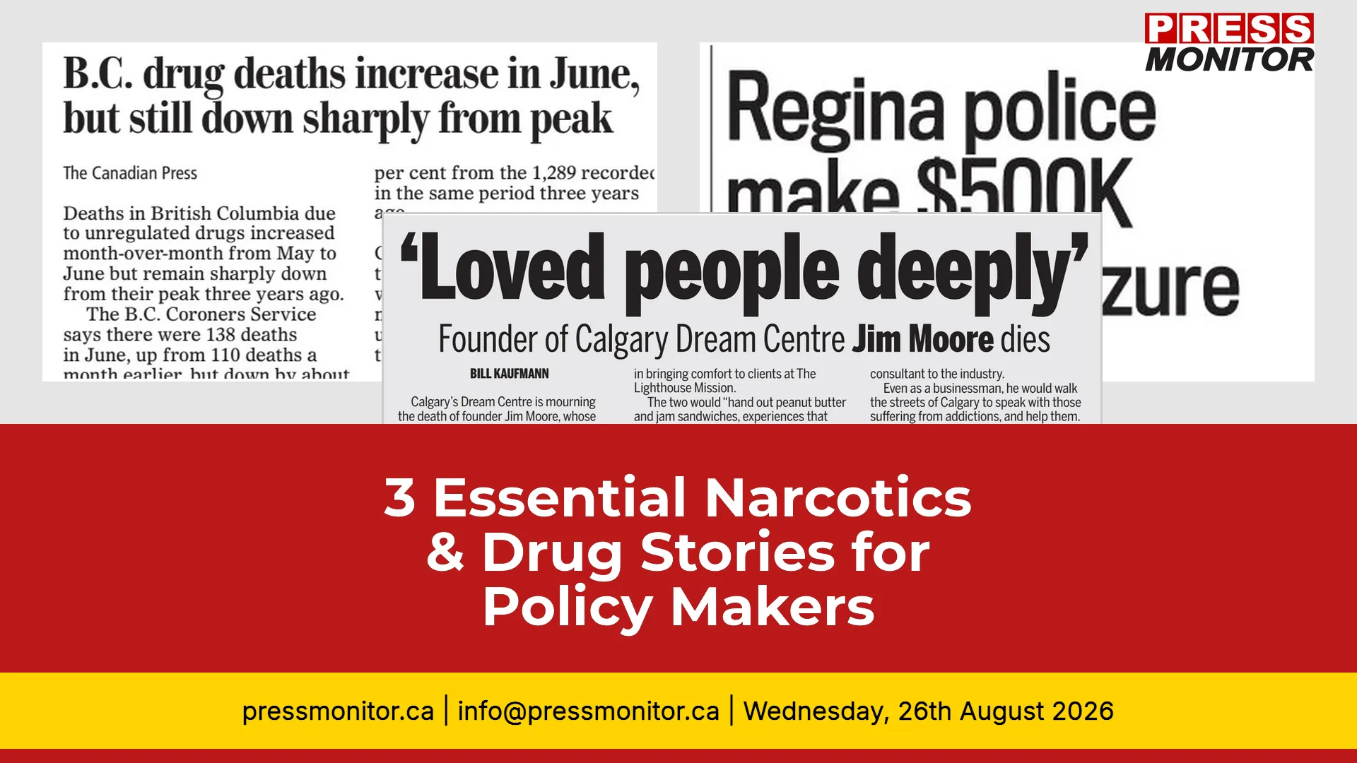 3 Essential Narcotics & Drug Stories for Policy Makers