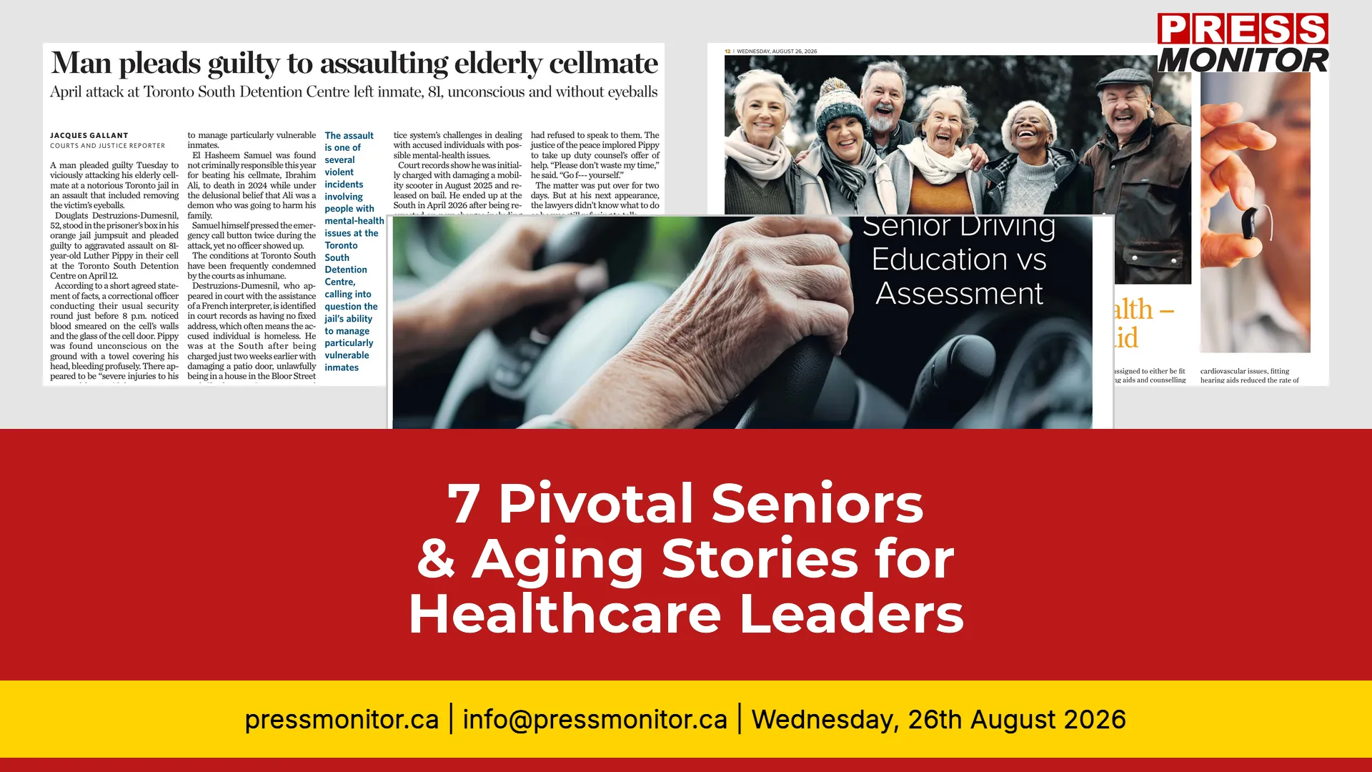 7 Pivotal Seniors & Aging Stories for Canadian Healthcare Leaders