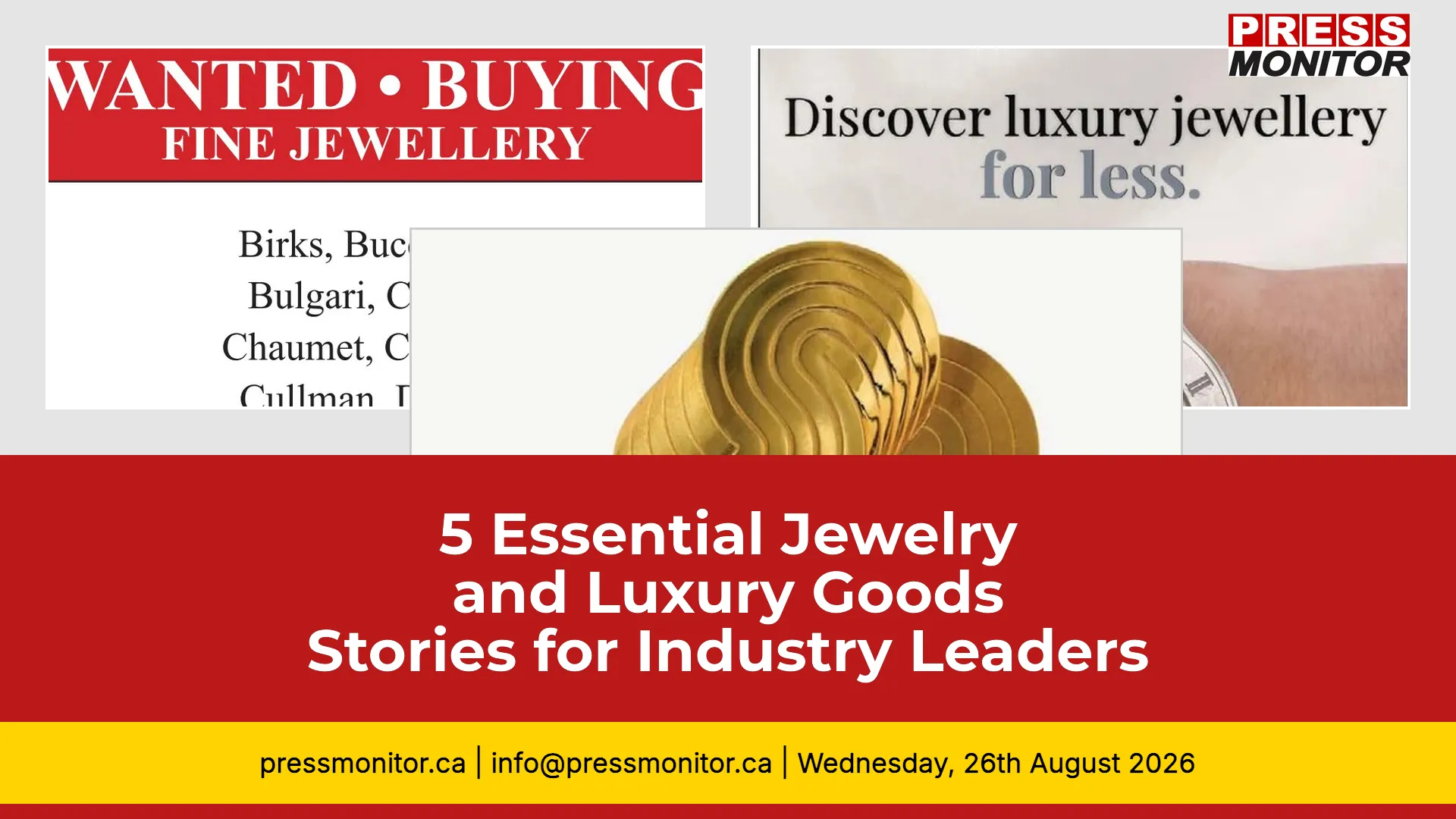5 Essential Jewelry and Luxury Goods Stories for Industry Leaders