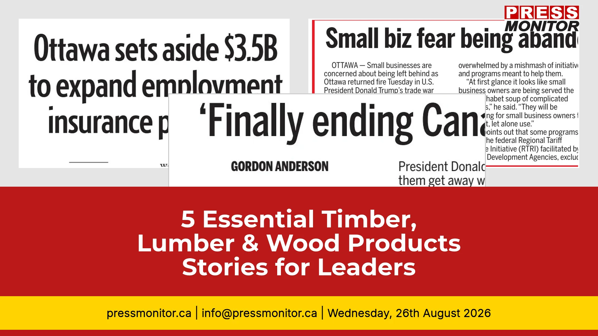 5 Essential Timber, Lumber & Wood Products Stories for Industry Leaders